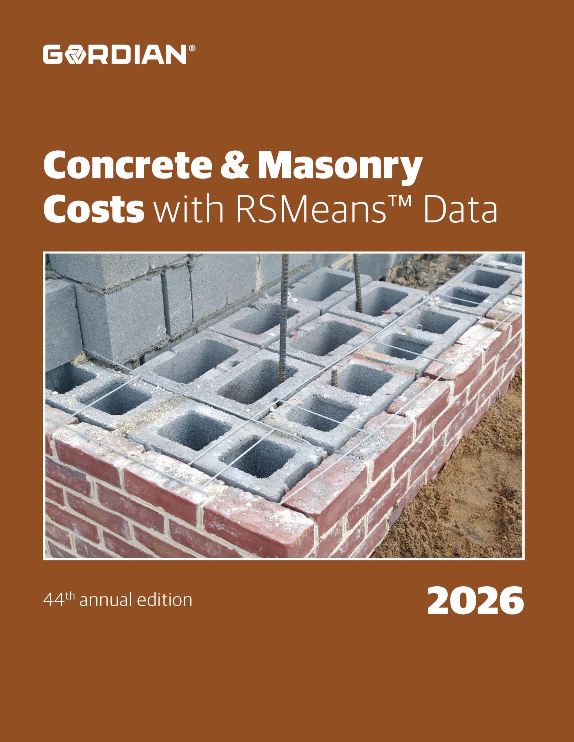 Concrete & Masonry Costs with RSMeans Data 2026