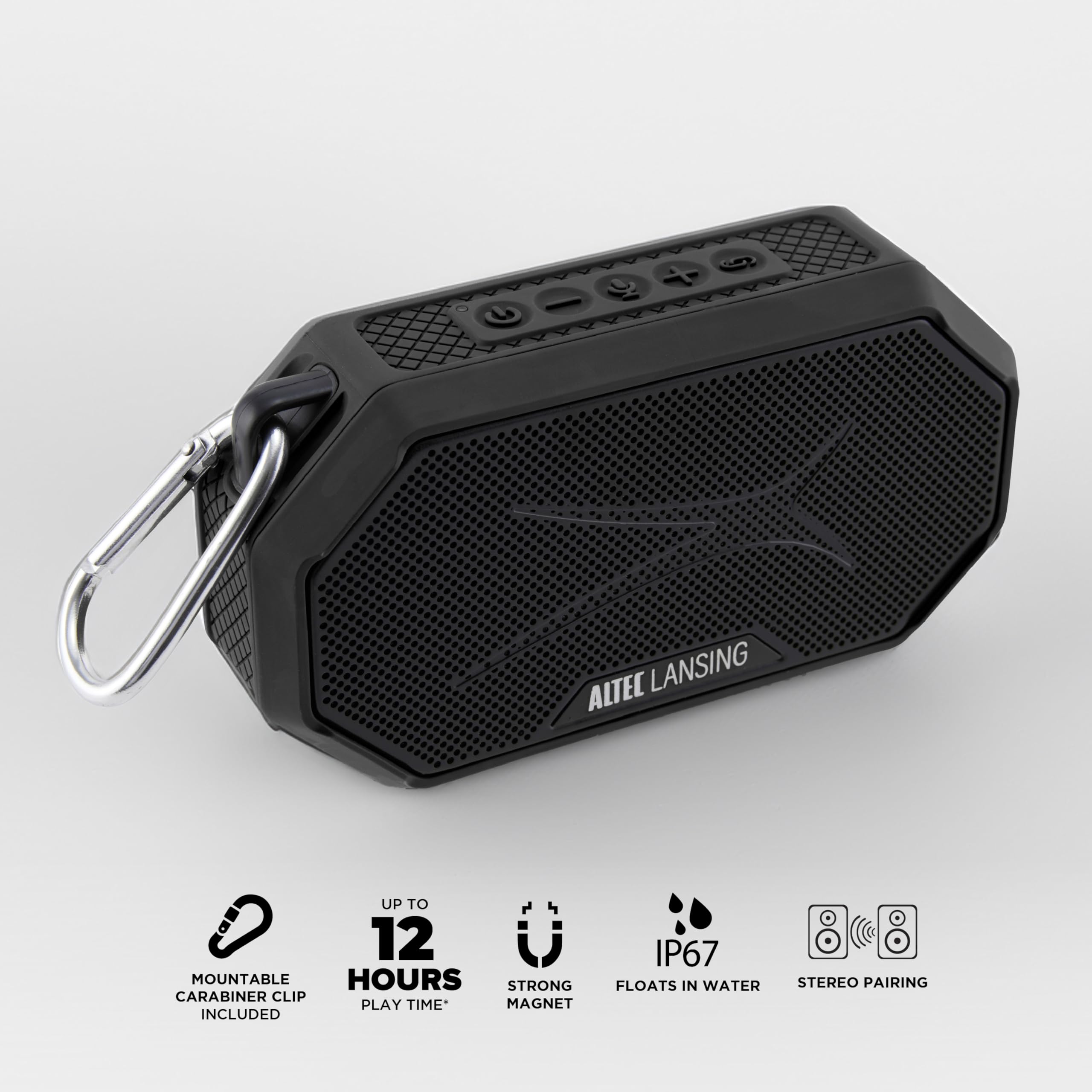 Amazon.com: Altec Lansing Portable Bluetooth Speaker HYDRAMINI 2.0