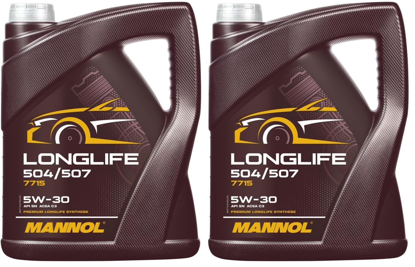 MANNOL Huile moteur Longlife 5W-30 Huile ACEA C3 API SN 504/507 5 L (Lot de 2)