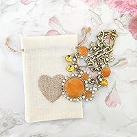 Vista 7 de SumDirect Bolsas de arpillera de corazón con cordón – 36 bolsas pequeñas de lino beige de 4 x 6 pulgadas para regalo de boda, baby shower