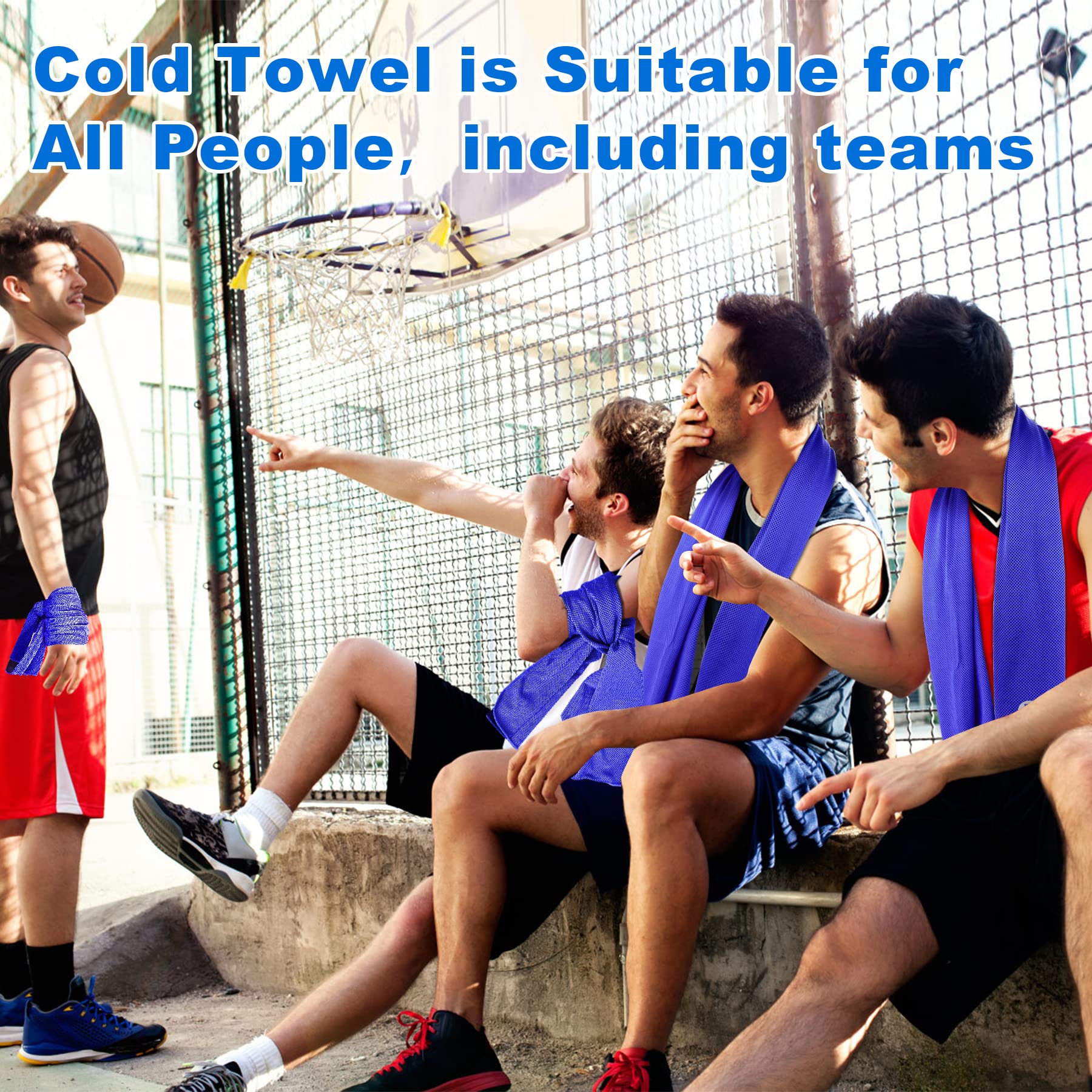 Sukeen Toallas de refrigeración para Cuello y Cara, Paquete de 30 Toallas de refrigeración Deportivas de Secado rápido, Toalla de Sudor Suave y Transpirable para Entrenamiento