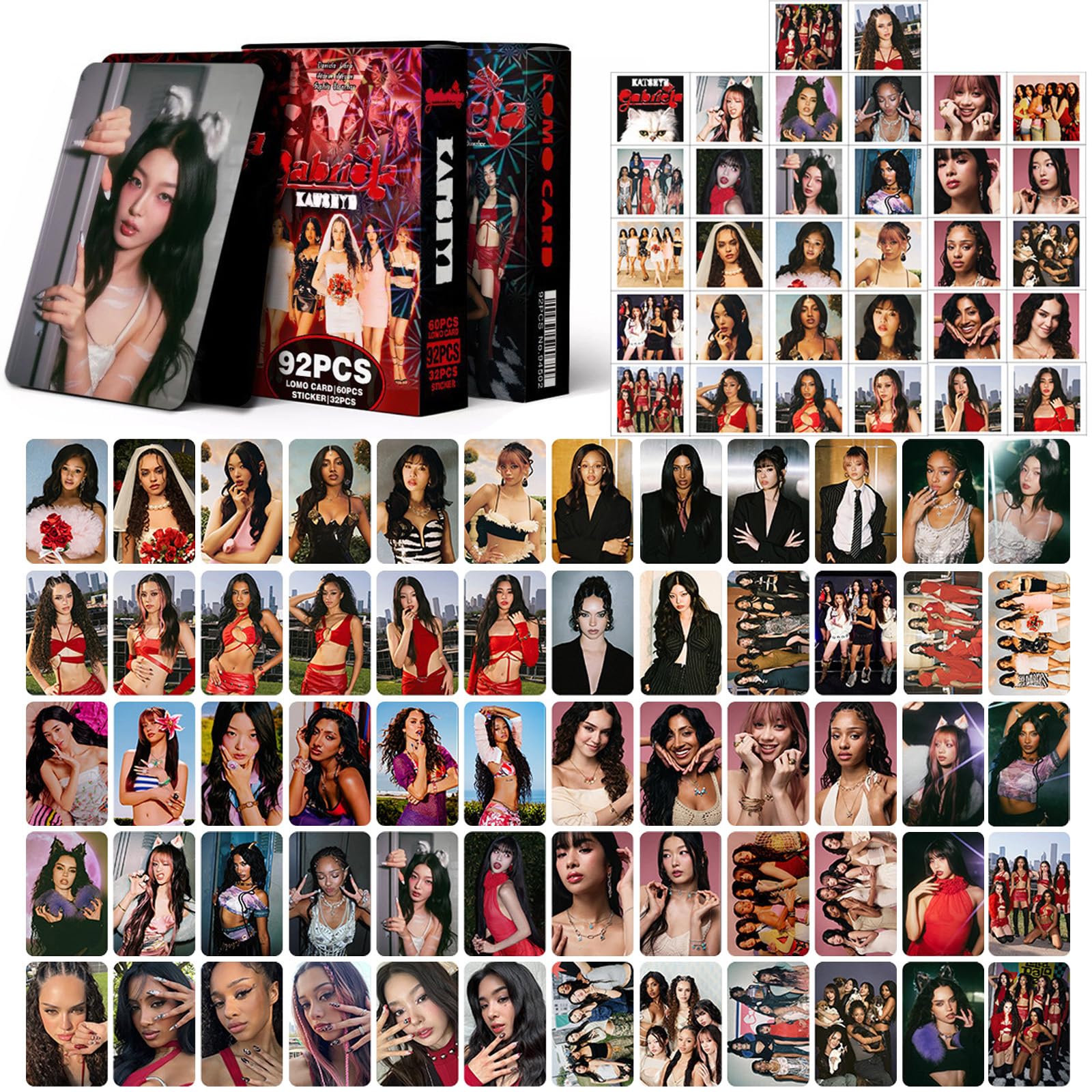 Kaattseeye Photocards, Kaattseeye Merch, 96pcs Kaattseeye Photo Cards