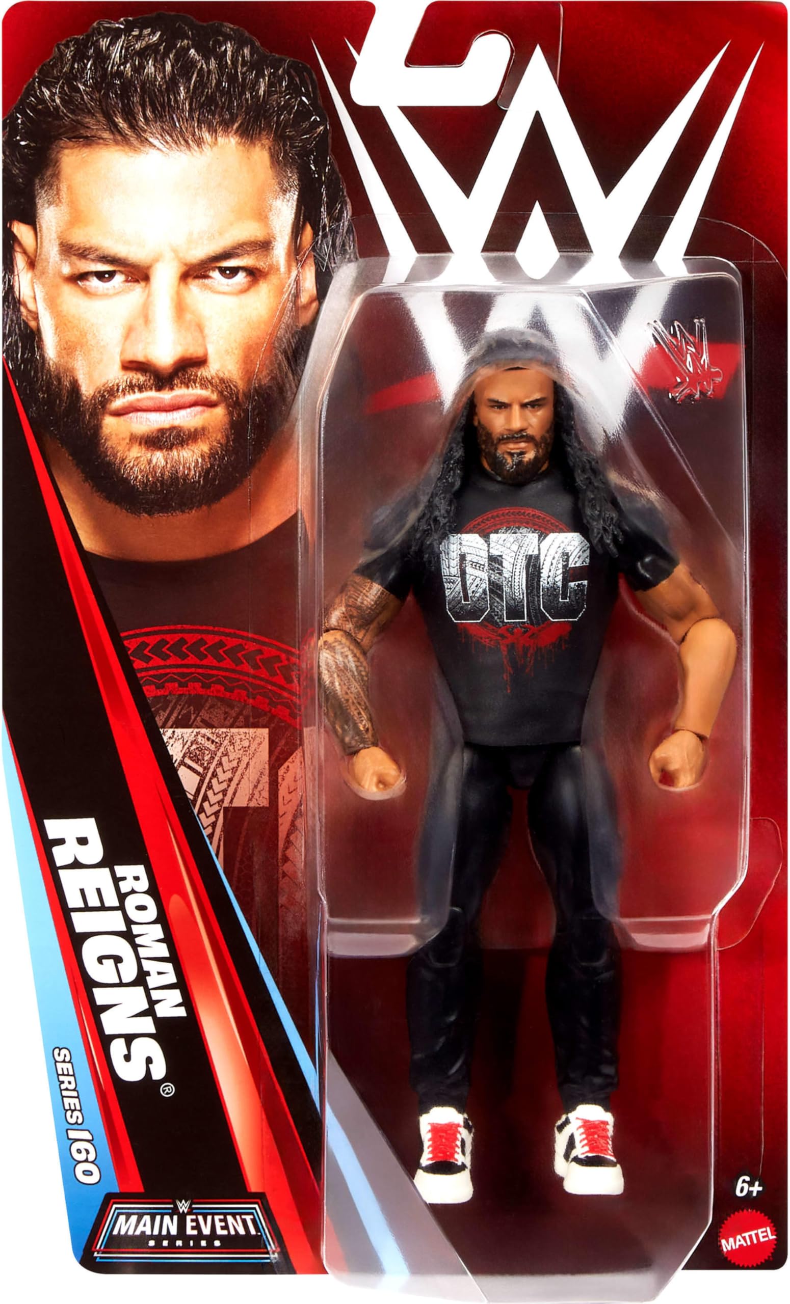 Mattel WWE Roman Reigns Action Figure, Main Event Series #160 - Image 2