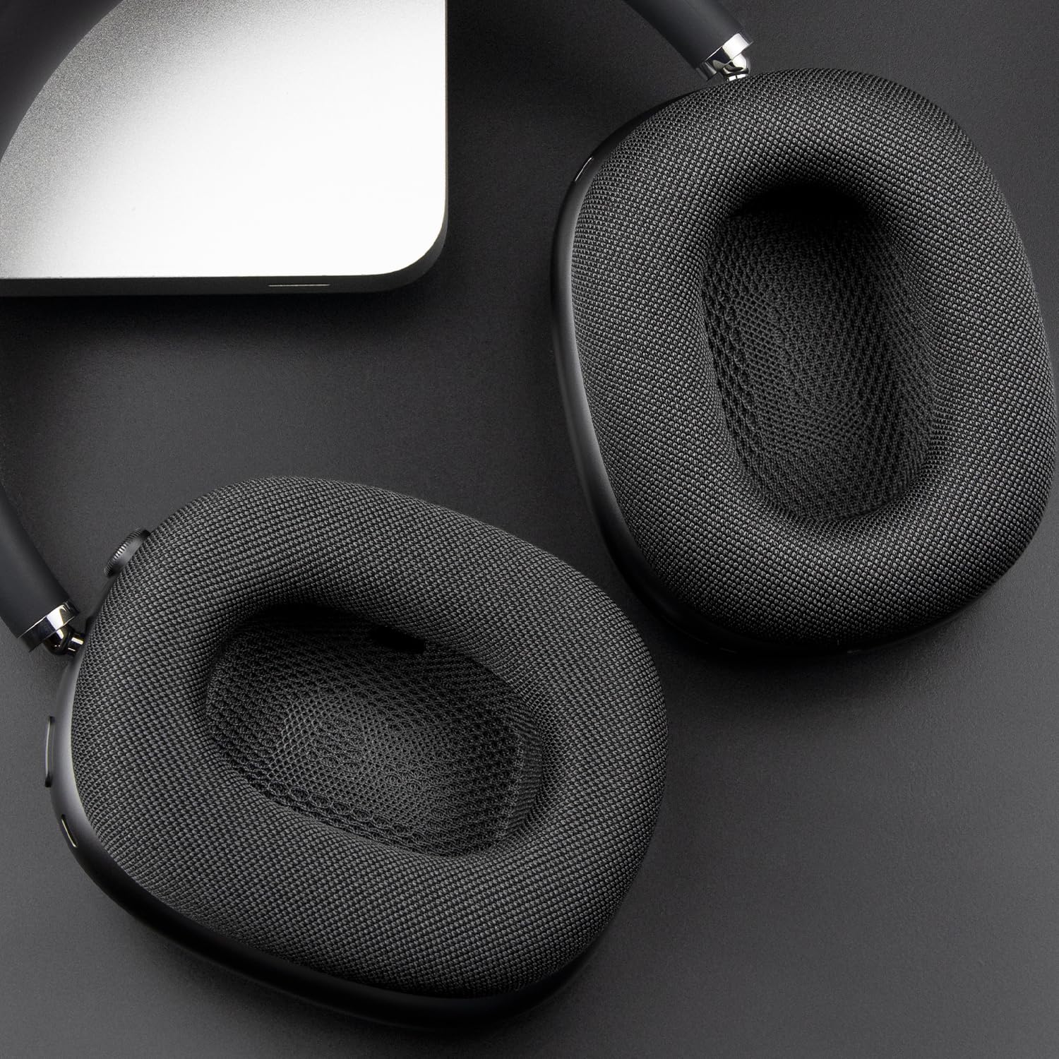 SOULWIT Wymienne nauszniki do Airpods Max Over-Ear słuchawek, poduszki nauszników z wytrzymałej siateczki i miękkiej pianki