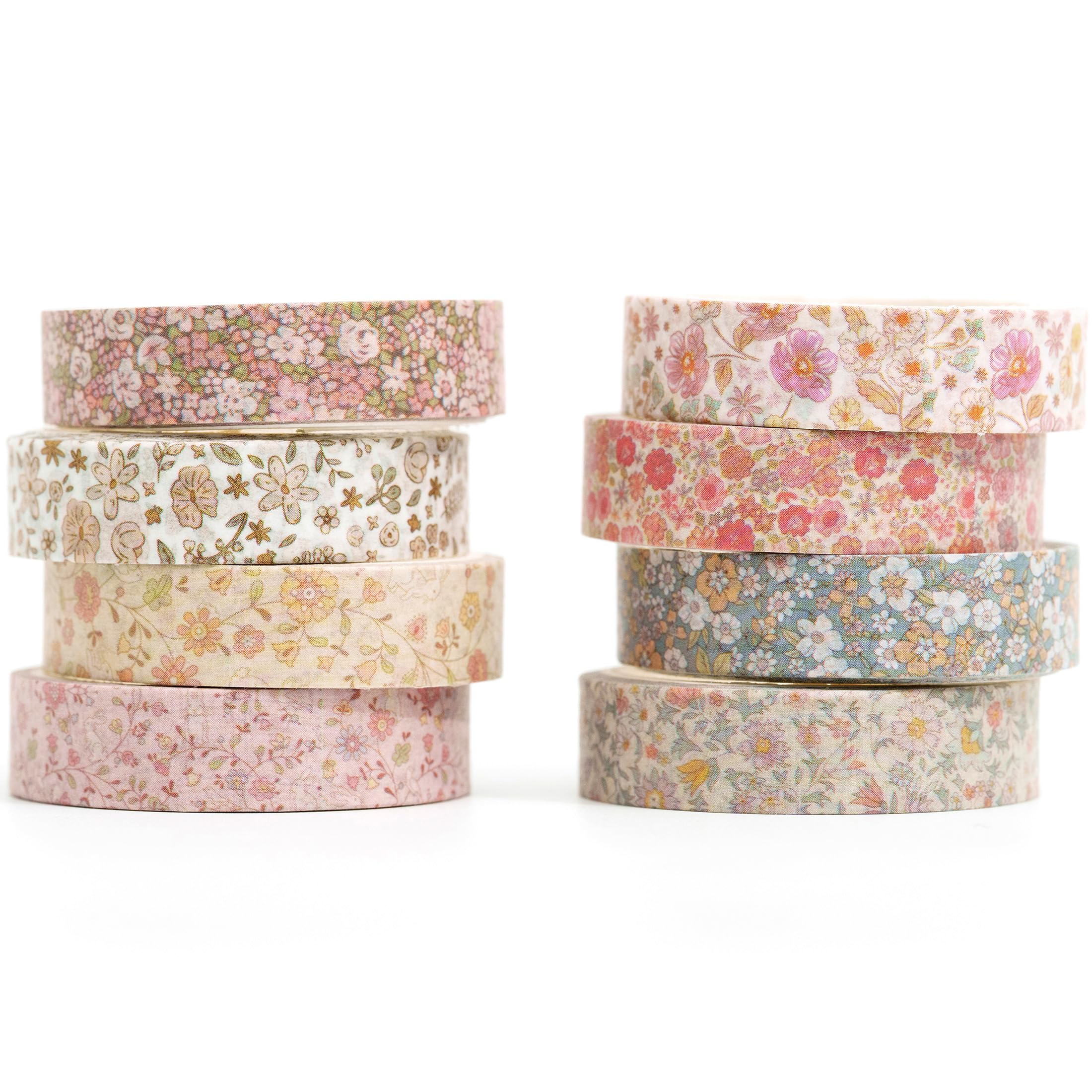 8 rouleaux Maigre Washi Tape Set