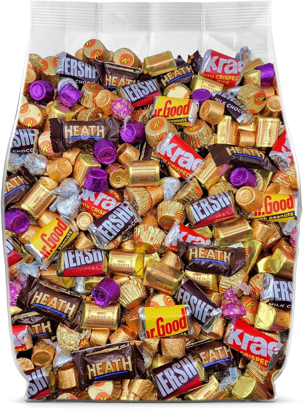 Assorted Chocolate Candy Variety Pack - 5lb Bulk Chocolate Individually Wrapped Candy for Party Favors, Office Candy & Gift Bags - 5 Pound Bag of Candy Bulk Pack