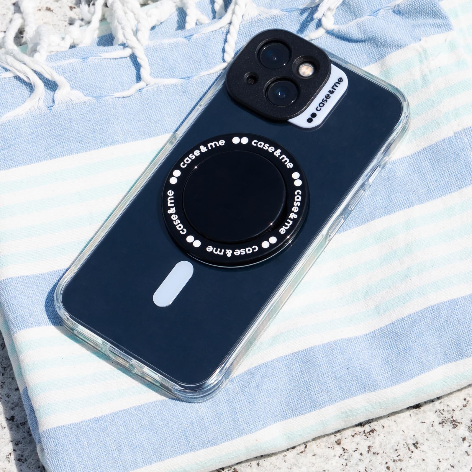 Custodia IPhone 15 Pro Max Case&me Con MagSafe - Cover Trasparente Rosa, Protezione Fotocamera E Ricarica Wireless - Foto 7