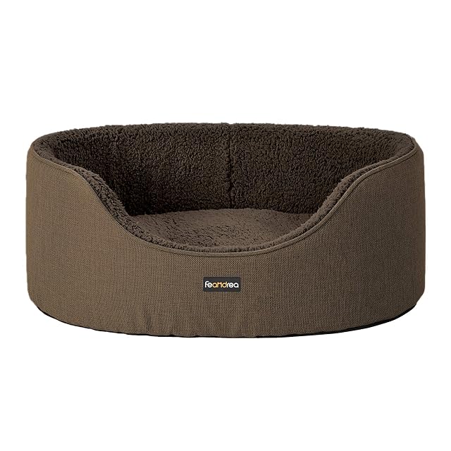 Feandrea Cama para Perro, Cojín Reversible, Lavable, 73 x 60 x 27 cm