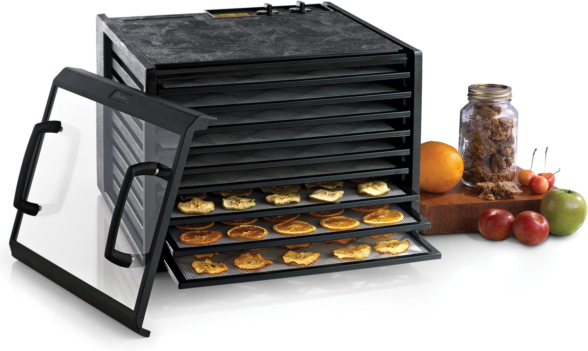 9 Tray Dehydrator with Clear Door and Timer 3926TCDB