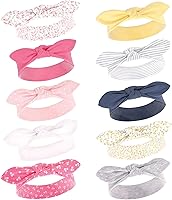 Vista 31 de Hudson Baby Cotton and Synthetic Headbands, Size 0-24 Months