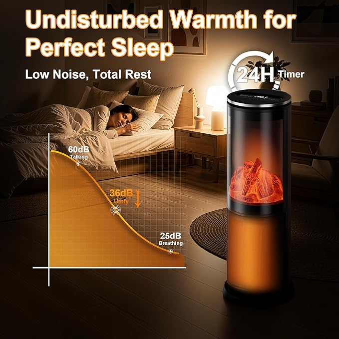 Calefactor Eléctrico Portátil Cerámico PTC 1500W 120V miniatura 5