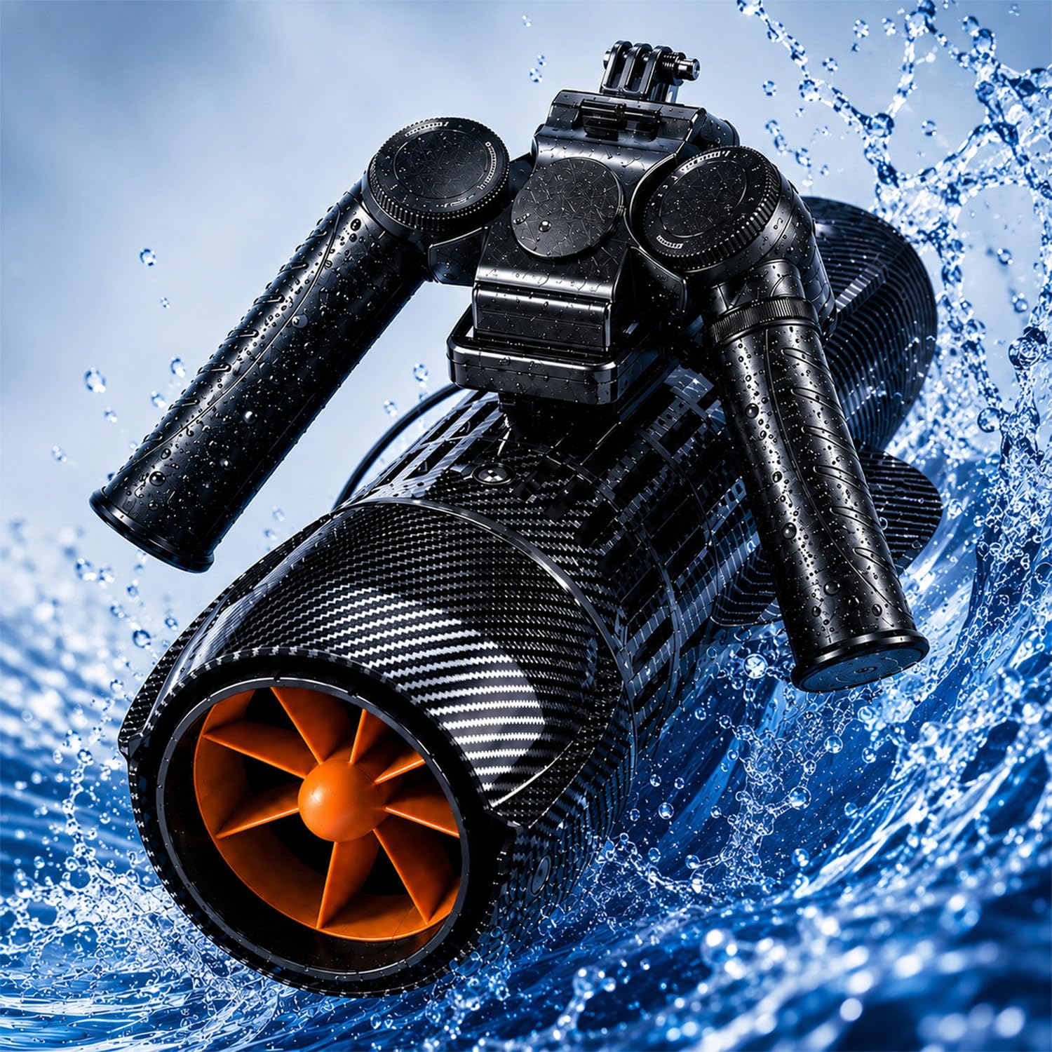650w Water Scooter, 4-in-1 Electric Underwater Sea Scooter, Sup Motor