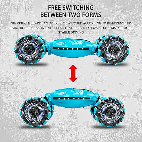 Miniatura 4 de Theorbi Rc Car, Theorbi Rc Car, auto de acrobacias con detección de gestos con música ligera, auto de control remoto de acrobacias con detección de