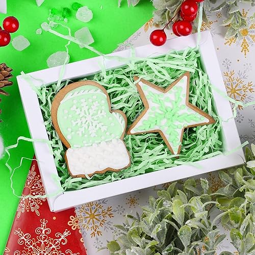 Miniatura 62 de Uptotop Relleno de papel de corte arrugado de 4 onzas para envolver regalos, cumpleaños, Navidad, Acción de Gracias, boda, día de la madre, plata