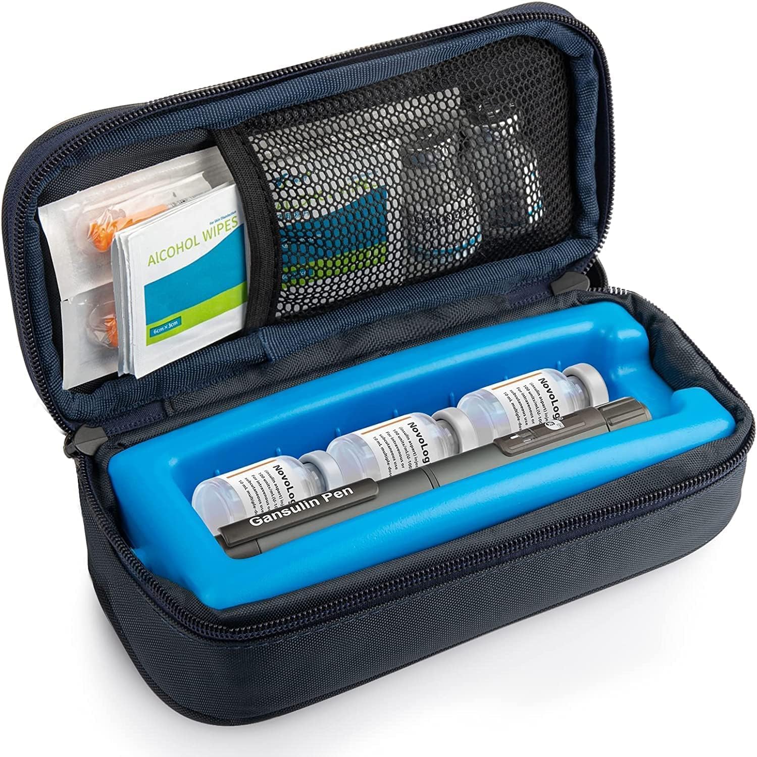 Insulin Cooler Travel Case, Diabetic Travel Bag for Insulin Pens, Needles and Diabetes Supplies