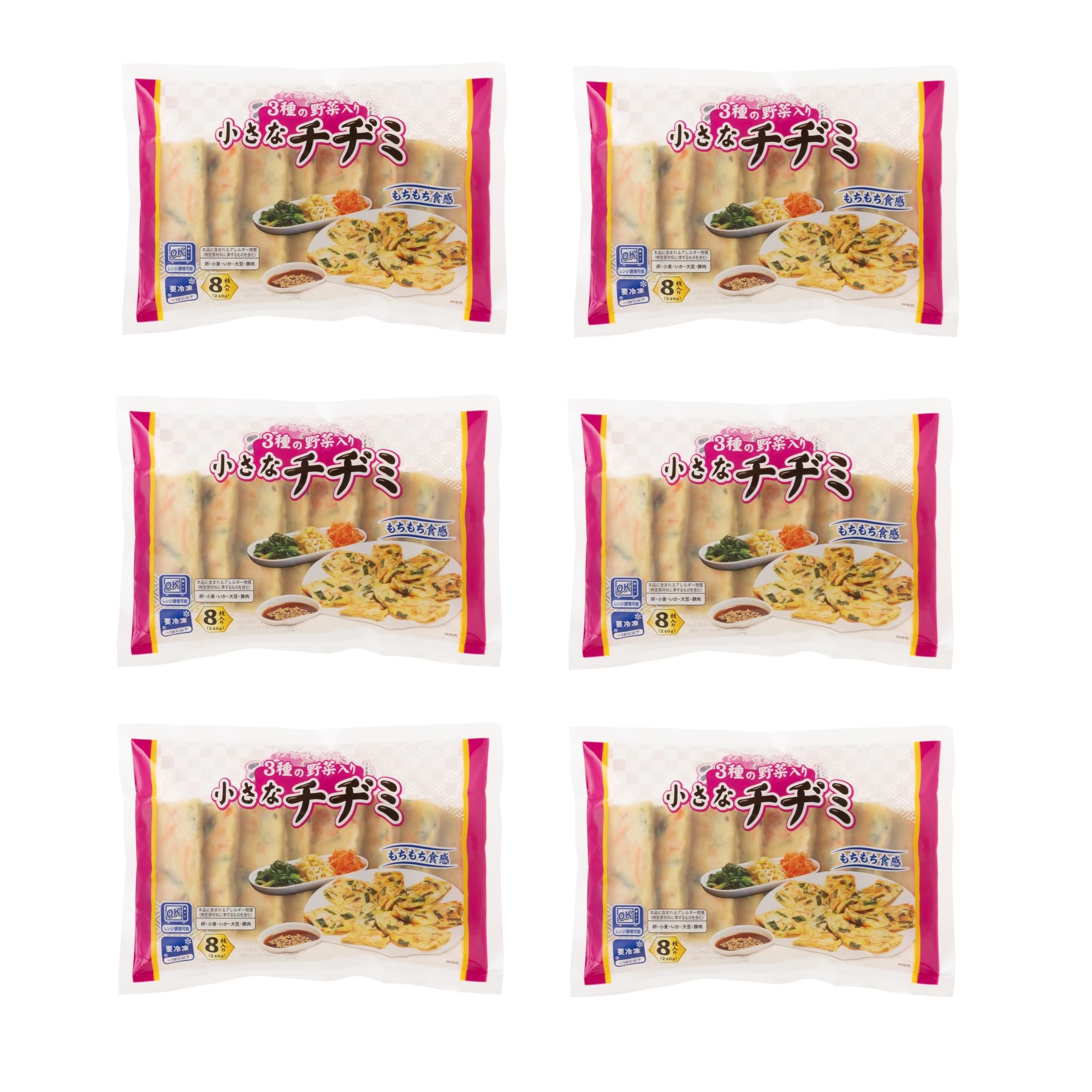 Amazon | [冷凍] ヤマガタ食品 小さなチヂ240g(30g×8枚) ×6袋 冷凍食品