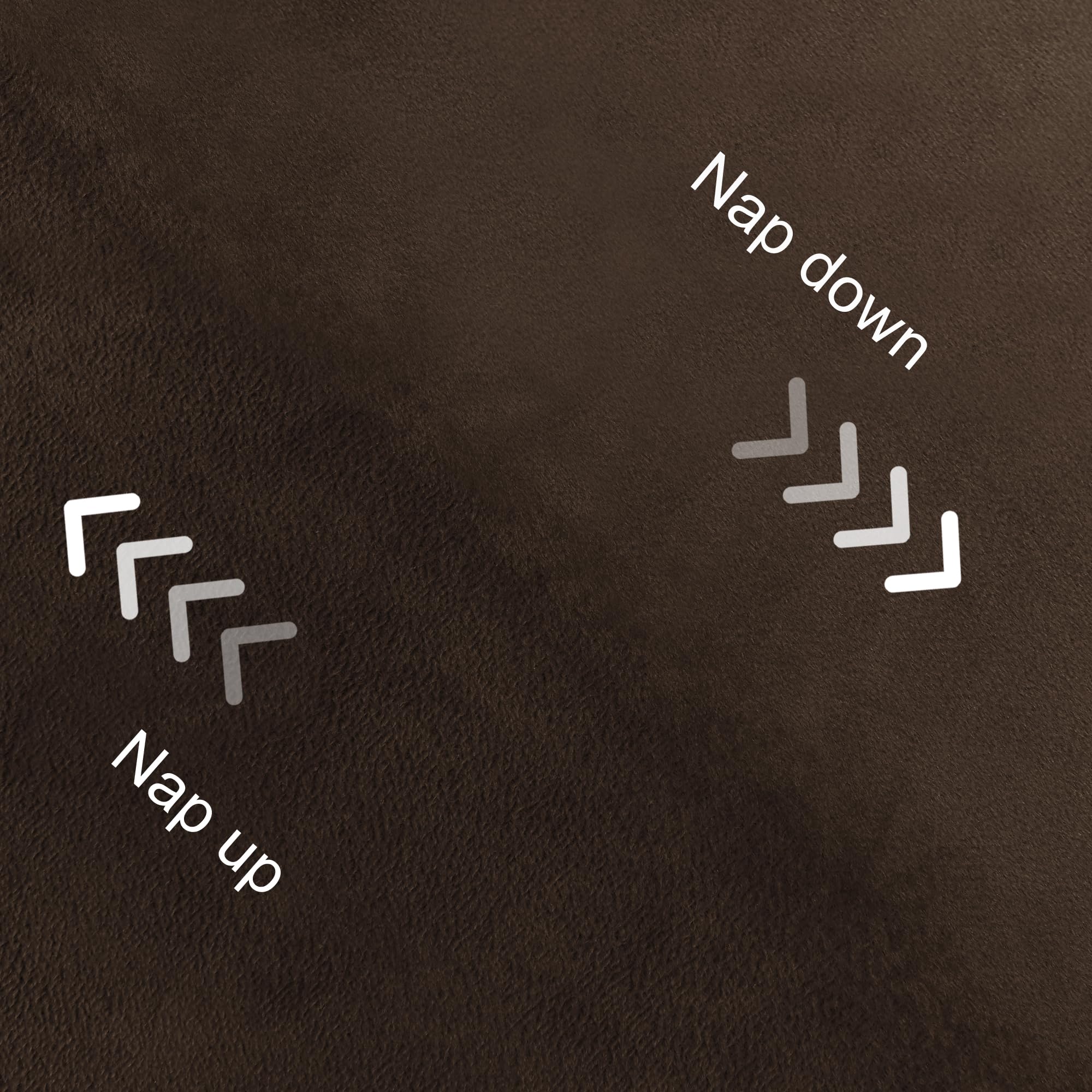 DWCN Dark Brown Blackout Velvet Curtains - 84 Inches Long Refresh Bundleable Heavy Duty Thermal Insulated Grommet Window Panels for Bedroom/Living Room Backdrop Decor, W52 x L84, Set of 2