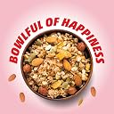Kwality Muesli Crunchy Almonds, Raisins & Honey 900g | 87% Multi Grains| Natural Source of Vitamin & Iron, High in Protein & Fiber, Low Fat & Cholesterol-Free gallery image