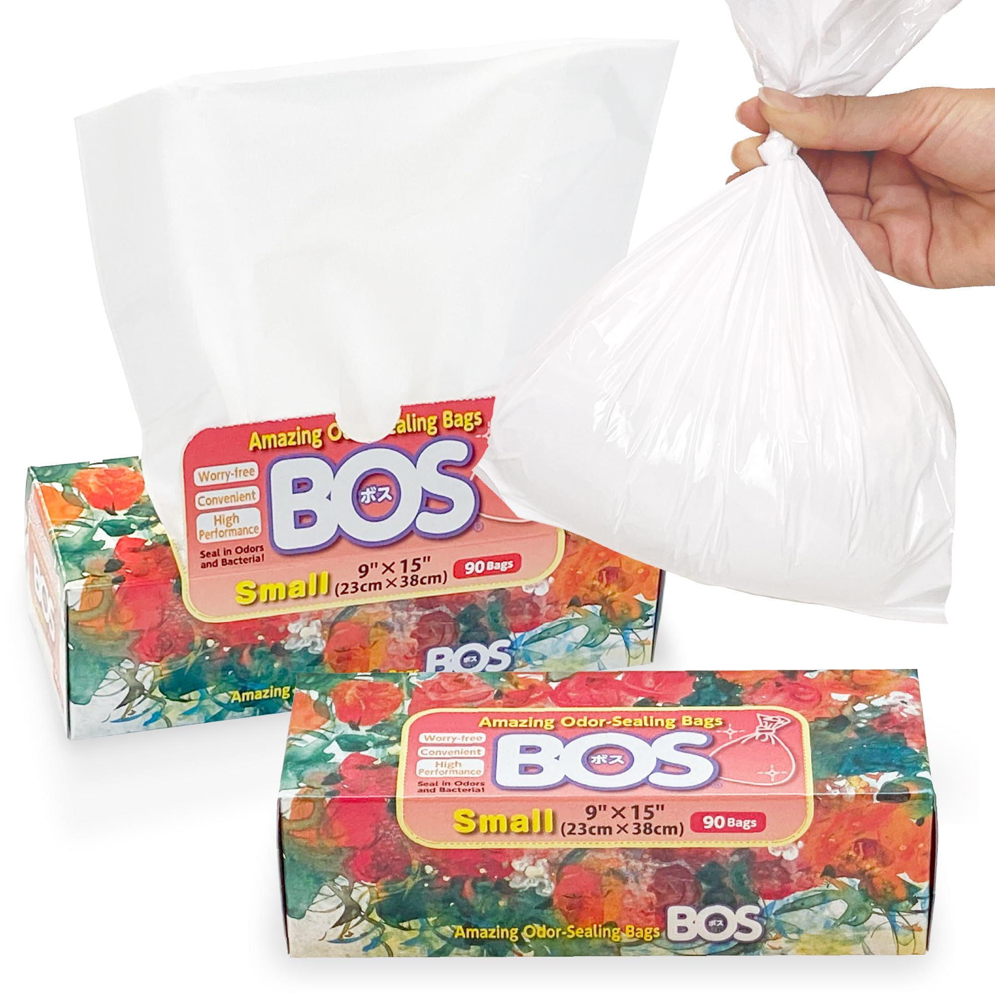Home & Food Small Trash Bags[Size S, Color White] (Pack of 2)