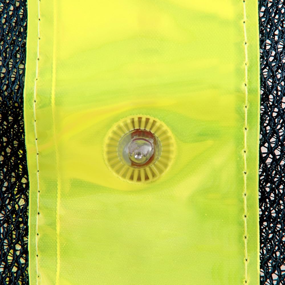 Amazon.co.jp: kwmobile LEDベスト 安全ベスト 蛍光 ストライプ