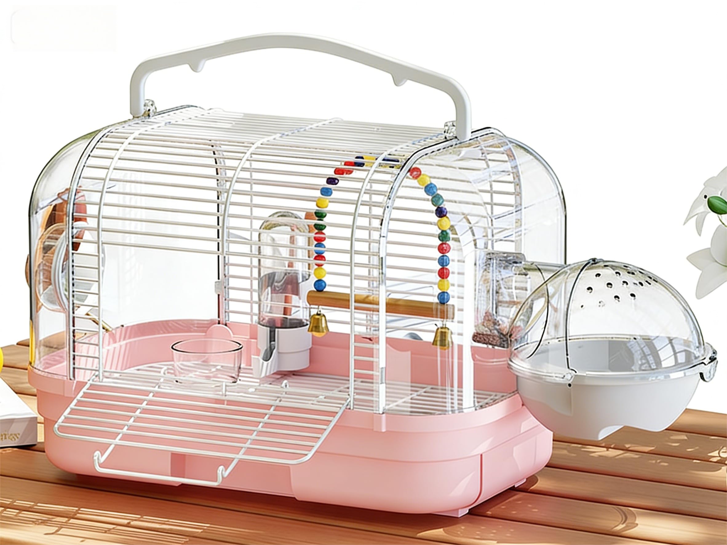 Amazon.co.jp: 鳥かご、ハンドル、鳥かご、歩行ケージ、鳥かご、小動物