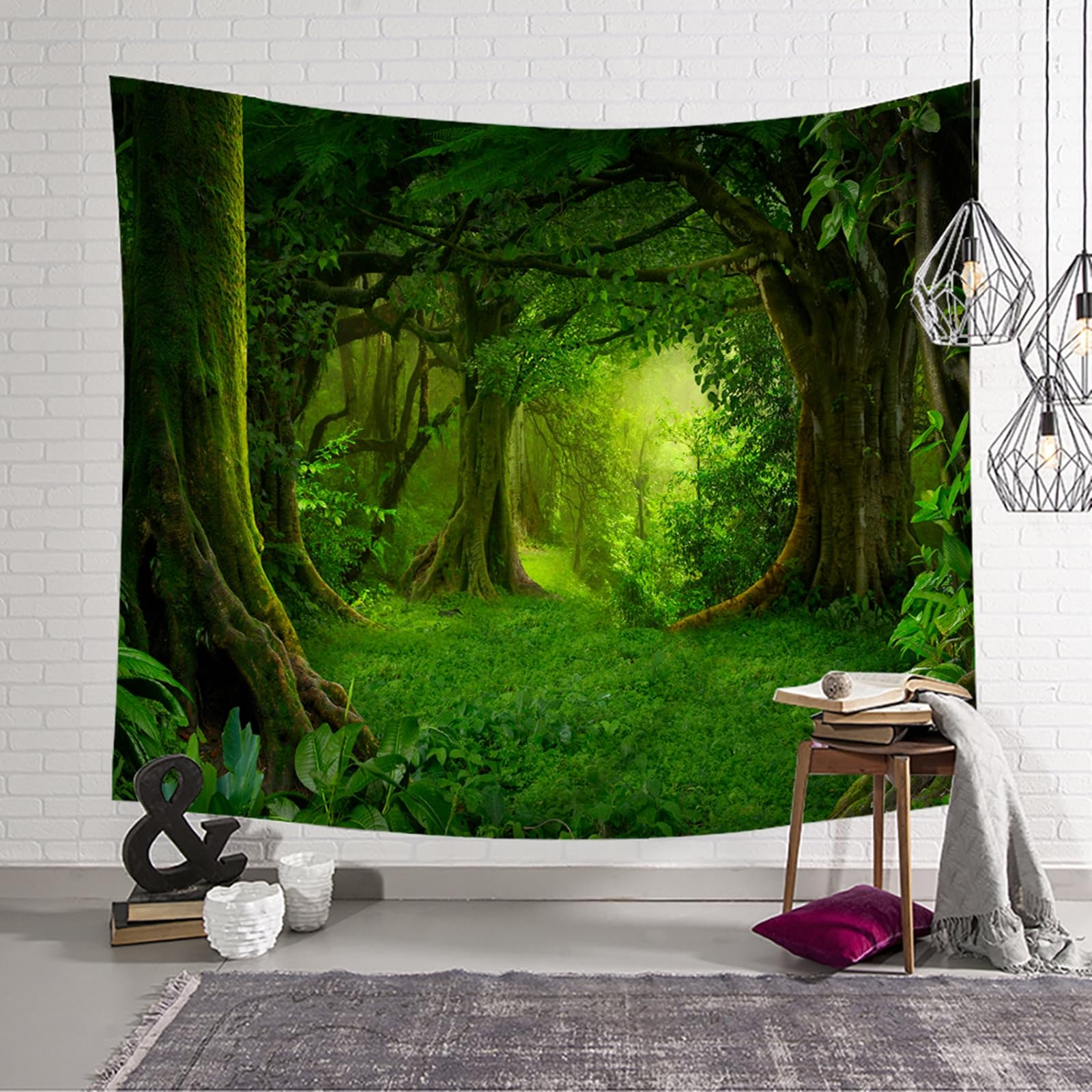 RDSGYZ Dekoracja ścienna z materiału, duża, 300 x 256 cm, dywan ścienny, chusta na ścianę, do sypialni, pokoju dziecięcego