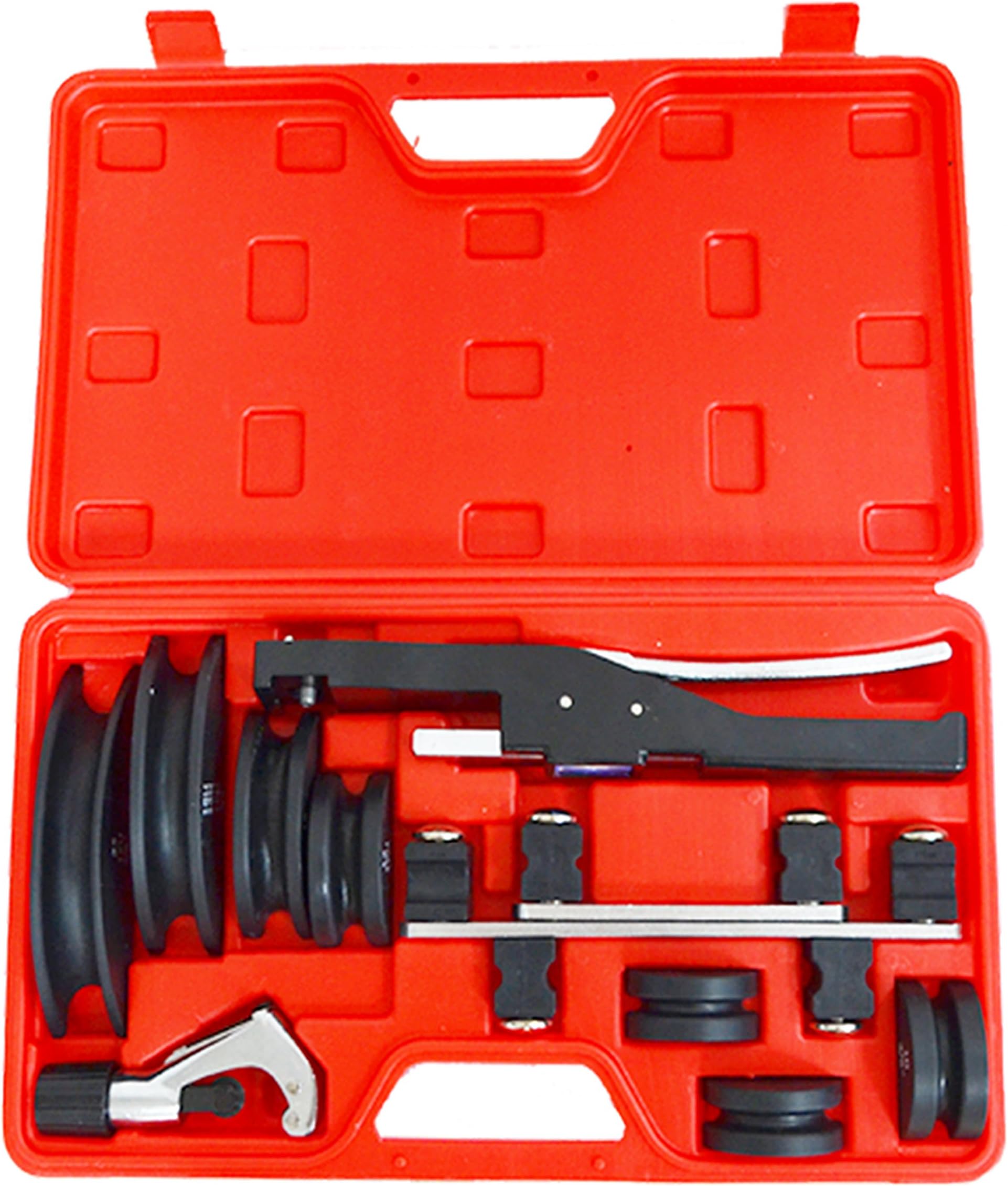 Copper Aluminum Tubing Bender Kit with Tube Cutter for HVAC Refrigeration System Maintenance