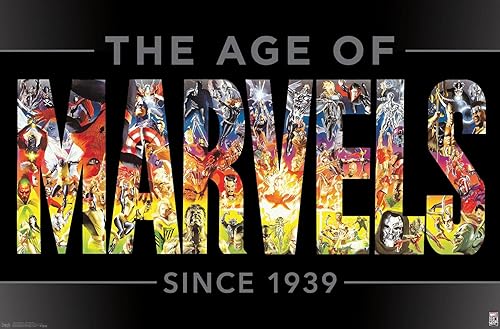 Miniatura 5 de Trends International Marvel Comics - Póster de pared del 80 aniversario de Marvel de la Era de Marvels, 22.375 x 34 pulgadas, paquete de póster y