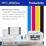 Brother INKvestment MFC-J6560DW Wireless Colour Inkjet All-in-One Printer with 11”x17”, A3 Capabilities and 2.7” Colour Touchscreen for Business
