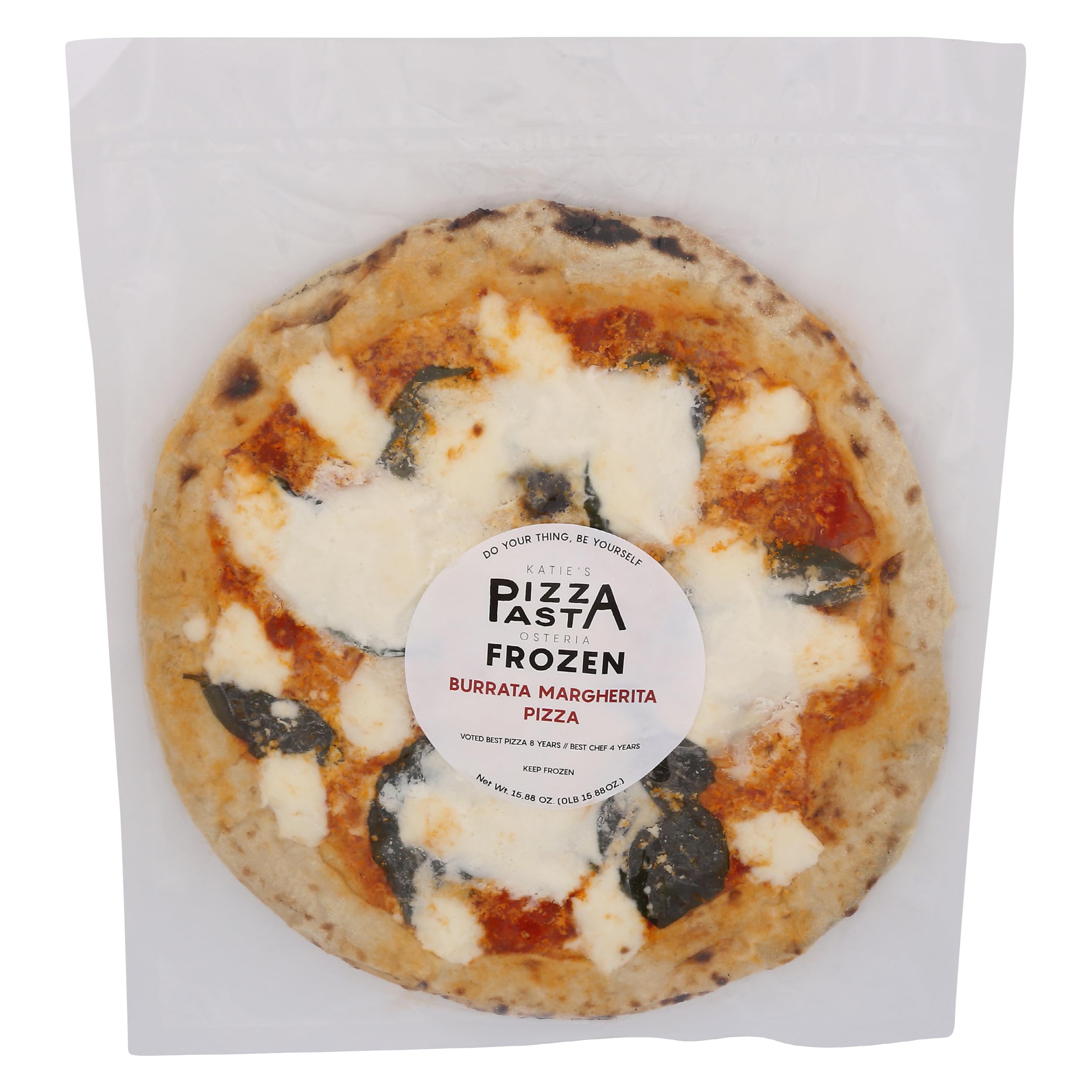 Katie'S Pizza And Pasta, Pizza Burrata Margherita, 15.88 Ounce