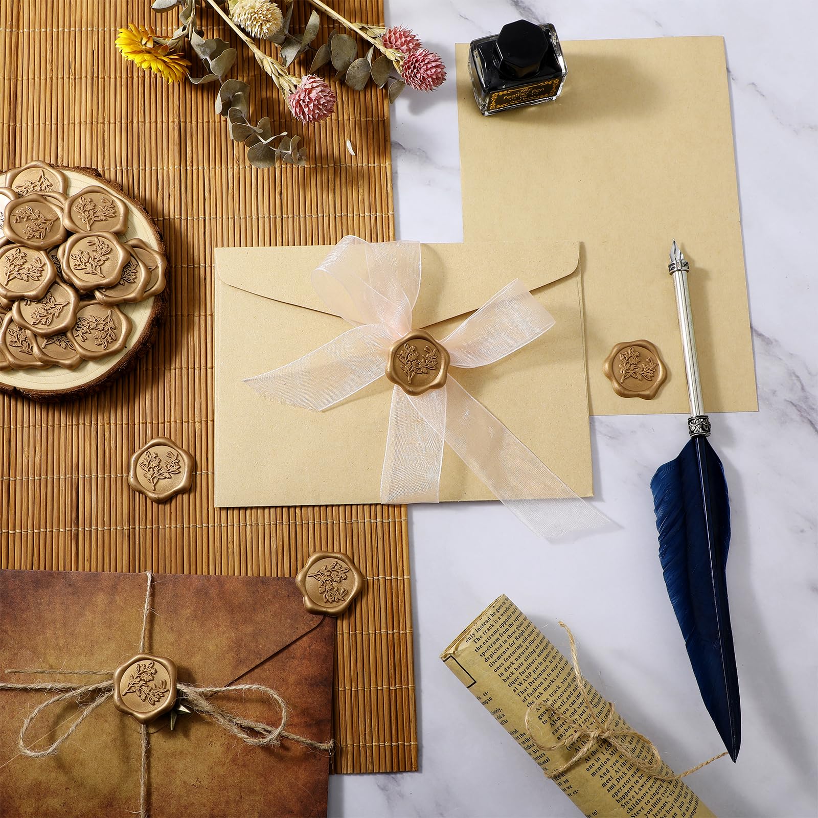 CRASPIRE 50 STKS Zelfklevende Wax Seal Stickers Leeuw Wax Seal Stickers Bruiloft Uitnodiging Envelop Zegels Vintage Pre-Made Wax Stickers voor Verjaardag Bruids Douche Party Cadeaus Craft Scrapbook CRASPIRE 50 STKS Zelfklevende Wax Seal Stickers Leeuw Wax Seal Stickers Bruiloft Uitnodiging Envelop Zegels Vintage Pre-Made Wax Stickers voor Verjaardag Bruids Douche Party Cadeaus Craft Scrapbook