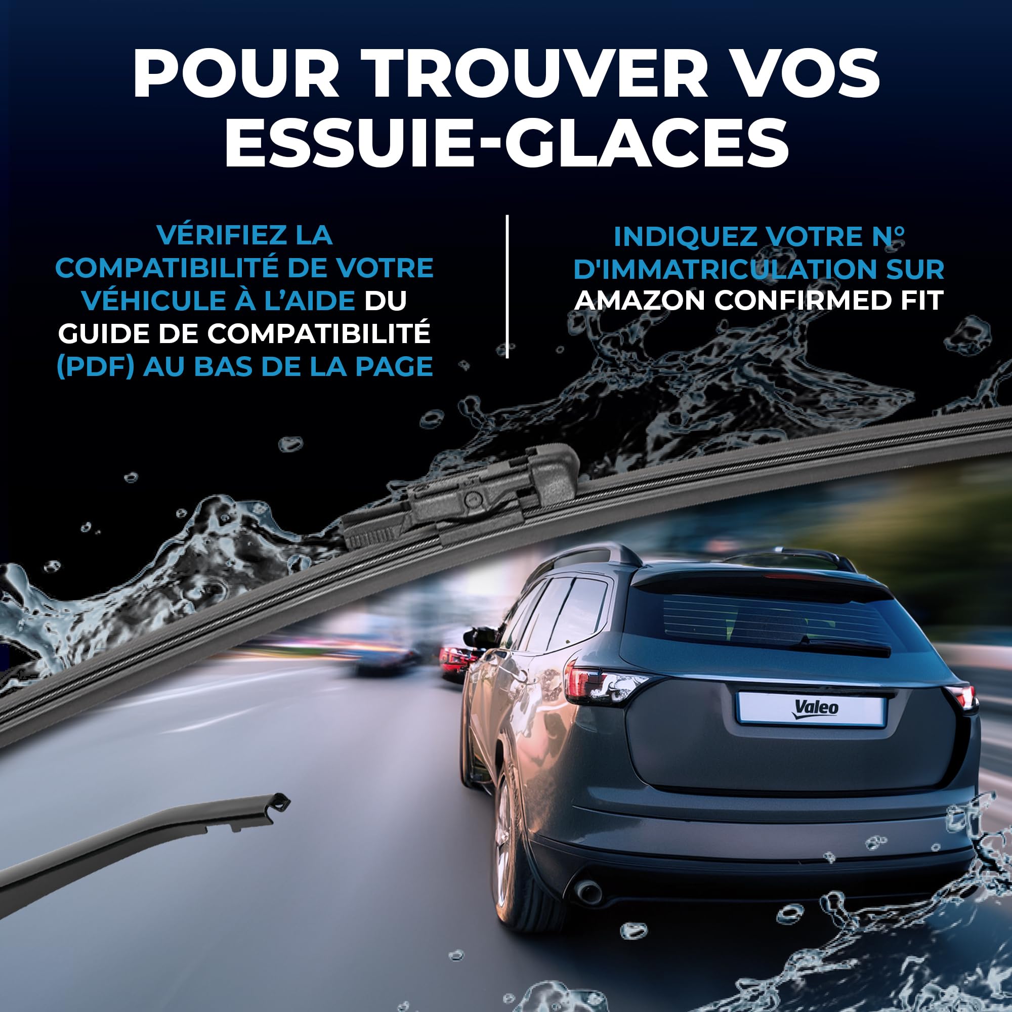 Valeo Silencio Rear Arka Silecek Bmw X1 E84 (2009-2015), Range Rover Velar (2017 ve sonrası), Mercedes GLC X253 (2016-2019) (335 MM) 574580