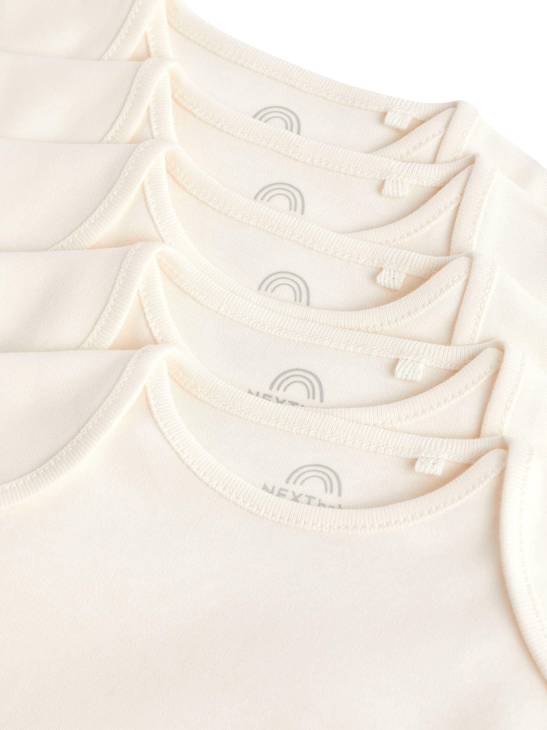 NEXT Noworodki unisex Zestaw 5 body niemowlęcych z długim rękawem Essential