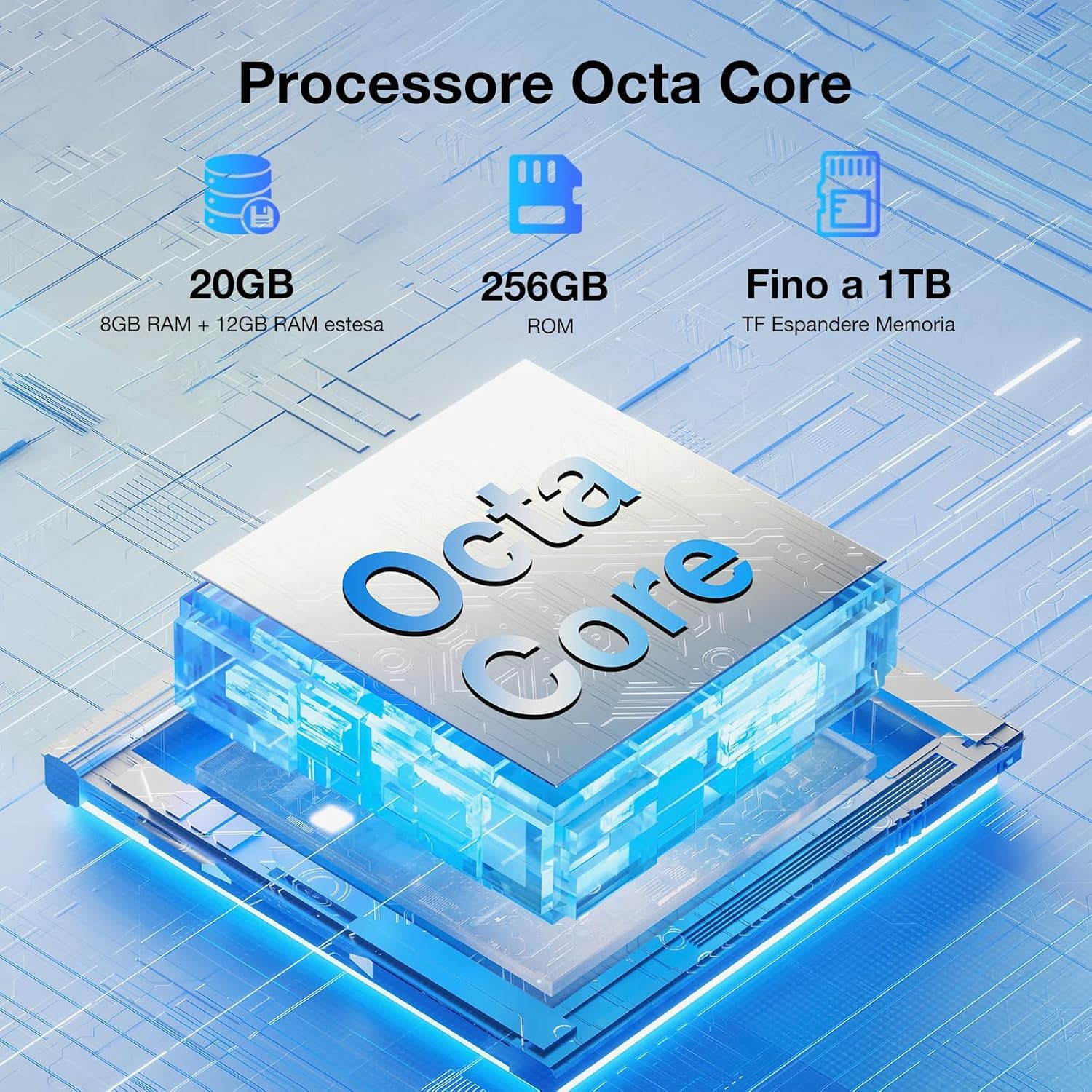 DOOGEE S cyber Rugged Smartphone, 20GB RAM + 256GB ROM, 10800mAh Telefono Indistruttibile, 6.58”FHD Telefono Rugged, 50MP+16MP+5MP Android 14 Octa-Core, Face ID/Fingerprint/NFC/OTC/GPS, Nero Rosso