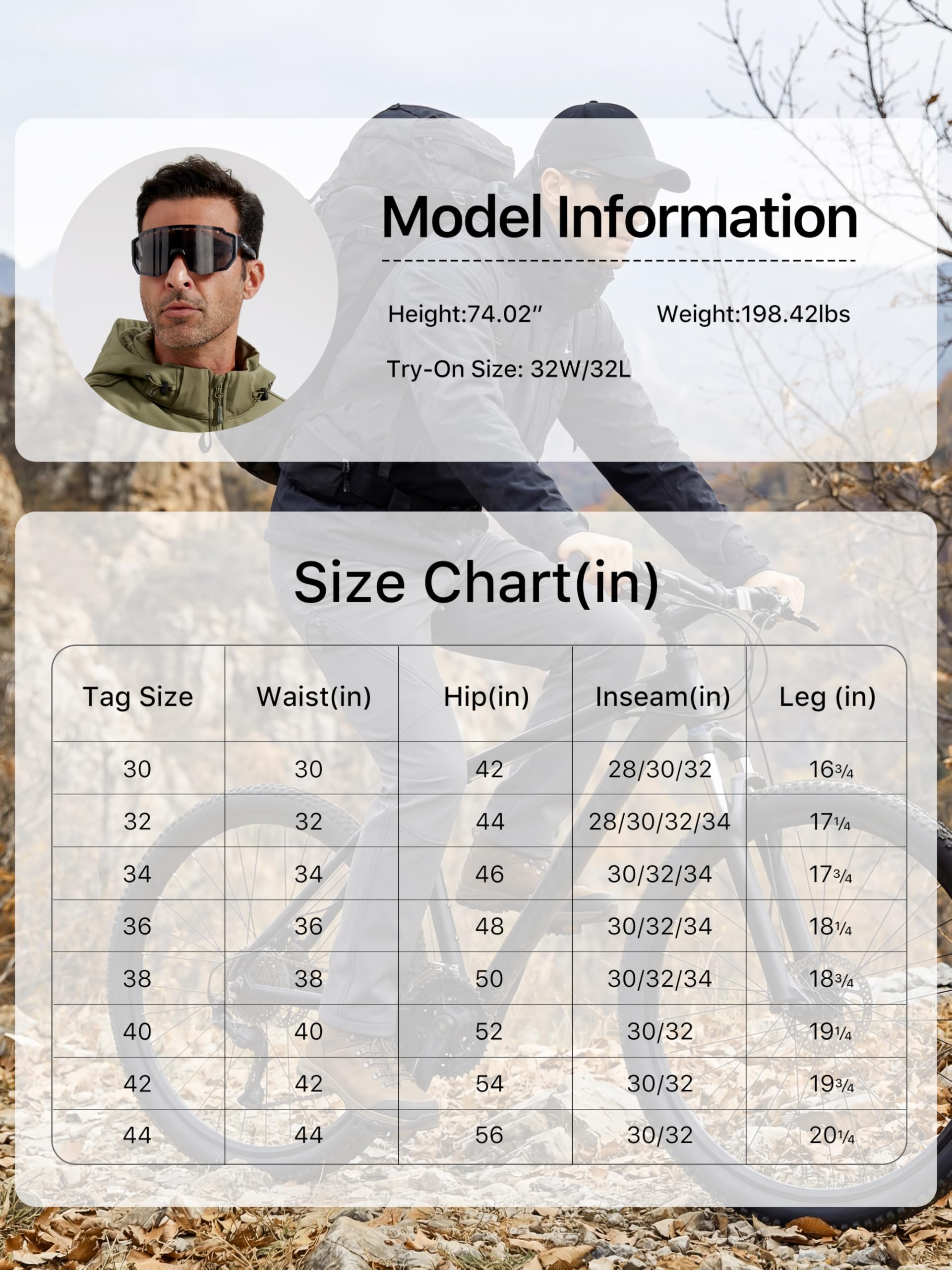 Free Soldier Pantalones de esquí Impermeables para Hombre, para Cazar, Exteriores, Pantalones térmicos a Prueba de Viento, para Escalada y Senderismo