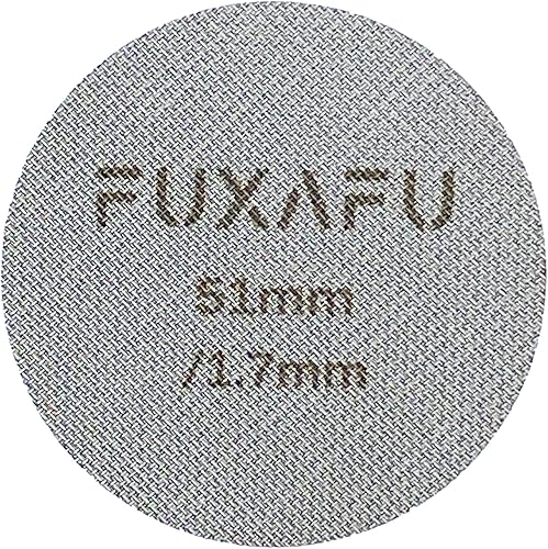 Pantalla de disco de espresso de 2.008 in, filtro de café reutilizable de acero inoxidable 316, herramienta profesional de barista para máquinas de