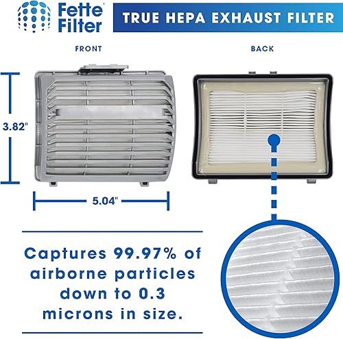 Miniatura 10 de Fette Filter - Compatible con Hoover UH75250, UH75150, UH75110, UH75100, UH75160, UH75120, UH75210, UH75200, UH75260, UH75240, UH75140 Parte AH44200