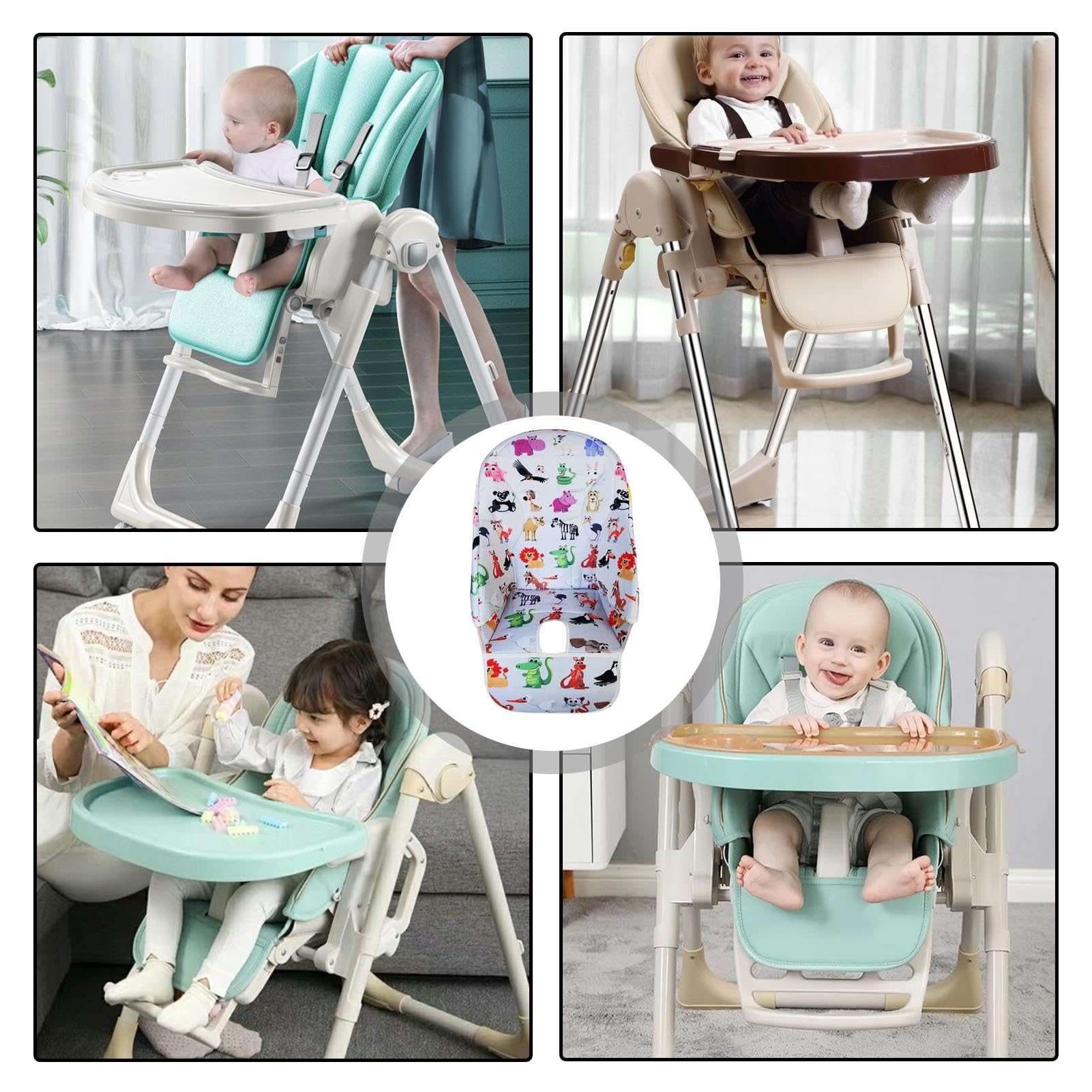 Peg-Perego Siesta Zero3 Baoneo Kosmic Ja-né Cuscino per seggiolone in pelle PU