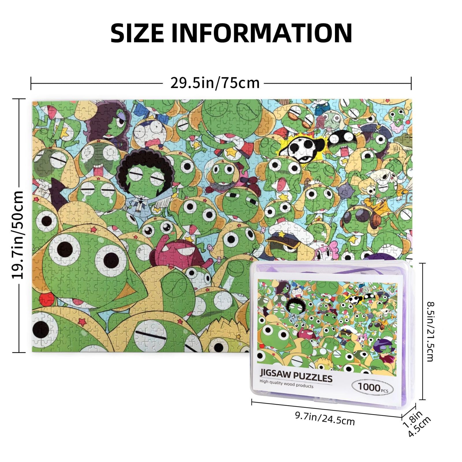 Amazon.co.jp: ケロロ軍曹 アニメ ジグソーパズル 木製 1000ピース