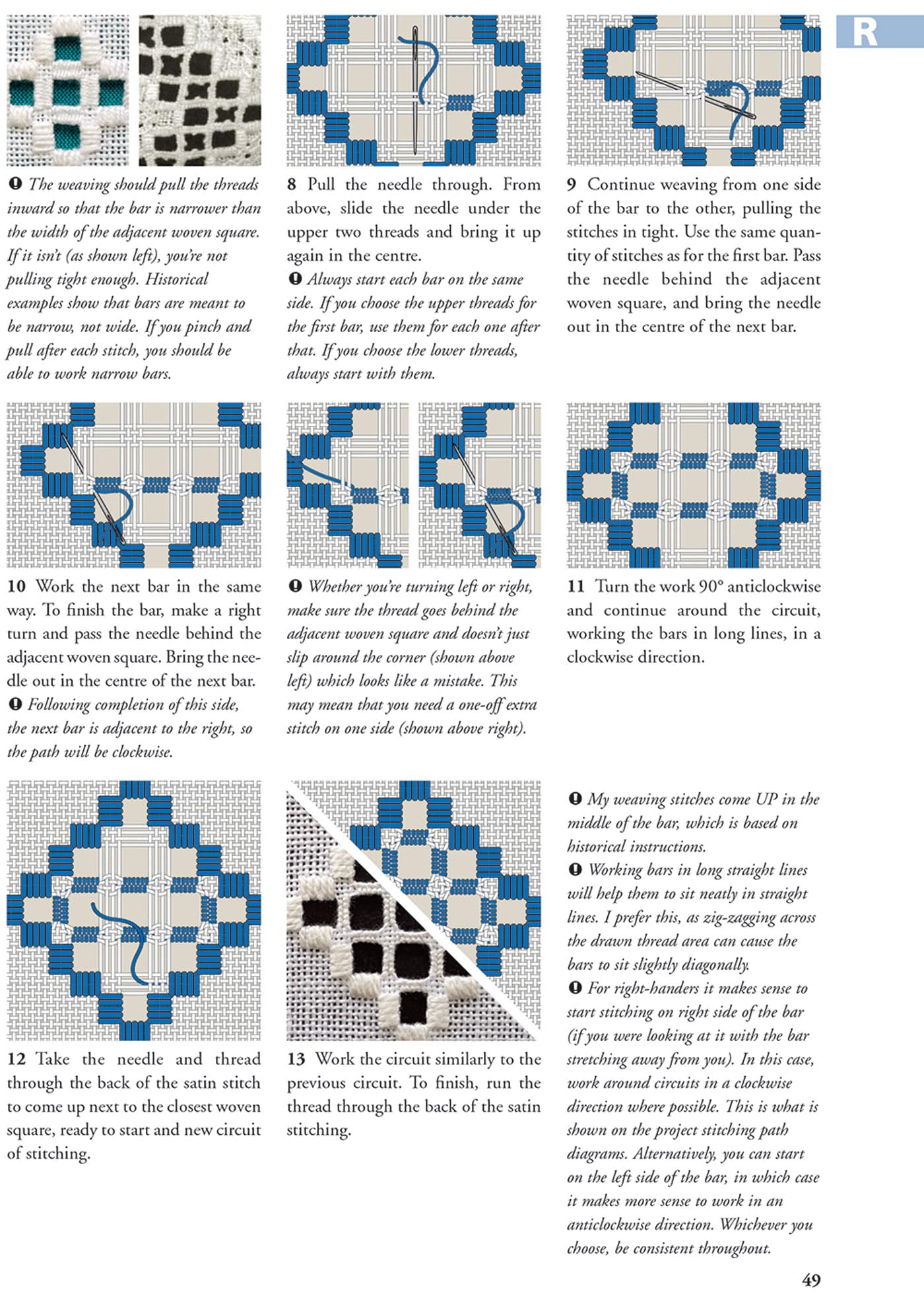 Hardanger Filling Stitches: A Step-by-Step Handbook