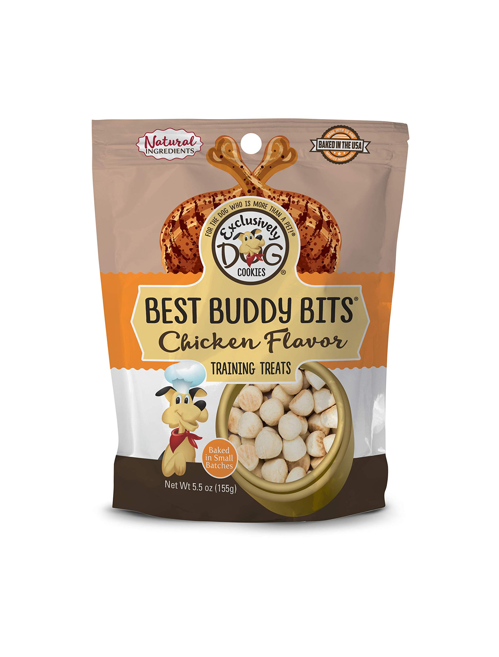 Exclusively Pet Best Buddy Bits-Chicken Flavor, 5-1/2-Ounce