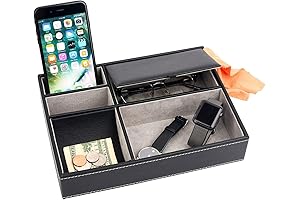 Mantello Nightstand End Table Organizer