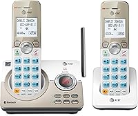 AT&T DL72219 DECT 6.0 2-Handset Cordless Phone - Connect to Cell, Smart Call Blocker, Unsurpassed Range, Big Buttons & Backlit Screen