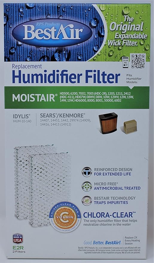 BestAir Best Air Humidifier Filter Appliances
