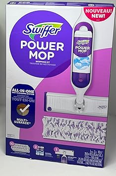 Swiffer PowerMop Multi-Surface Mop Kit All-in-one Wet Cleaning System
