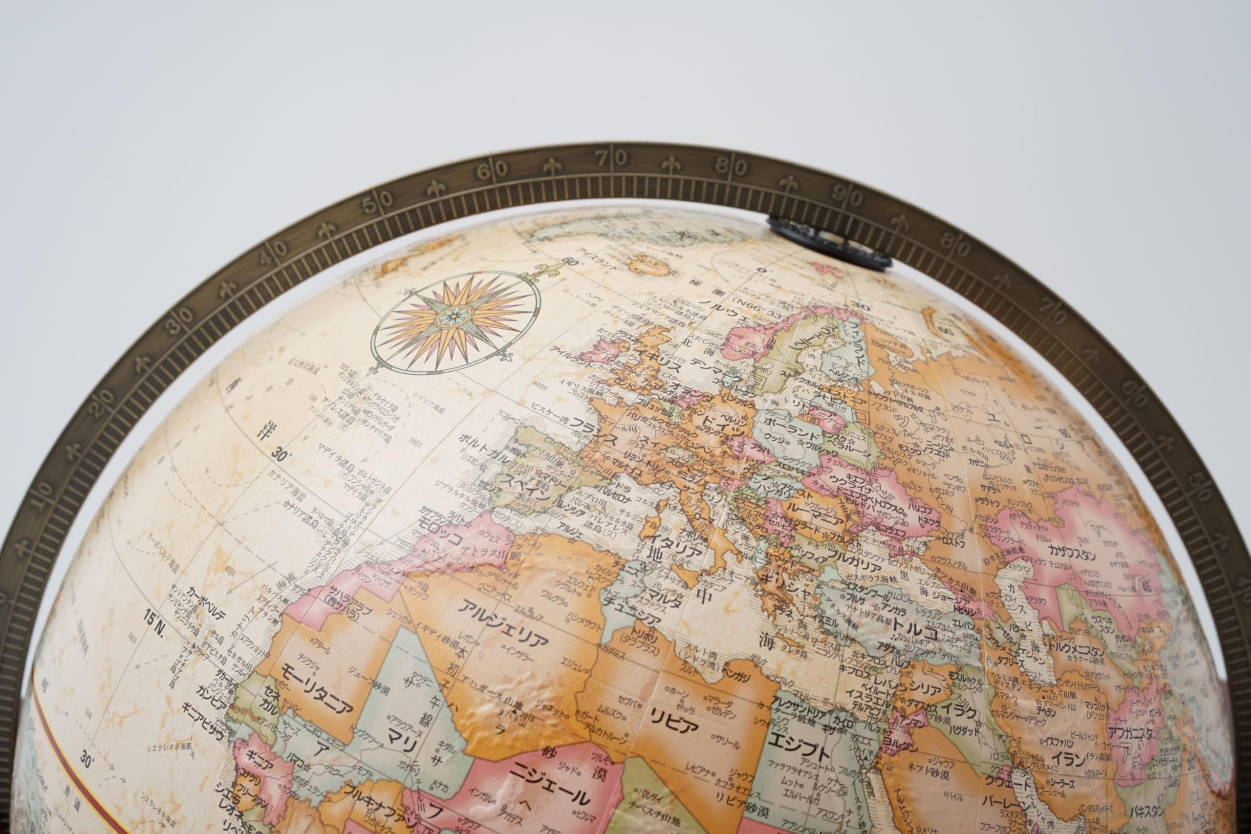 Amazon | リプルーグル 地球儀 コロニアル型 アンティーク 日本語版