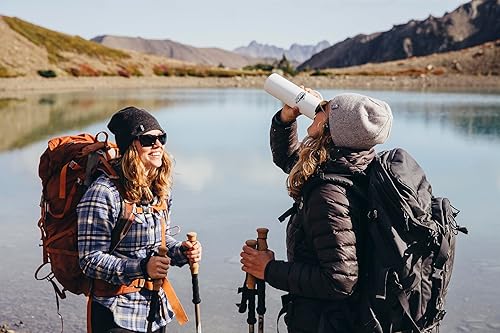 Miniatura 11 de Cascade Mountain Tech - Bastones de senderismo monopod de fibra de carbono con soporte de accesorios y cerraduras rápidas ajustables