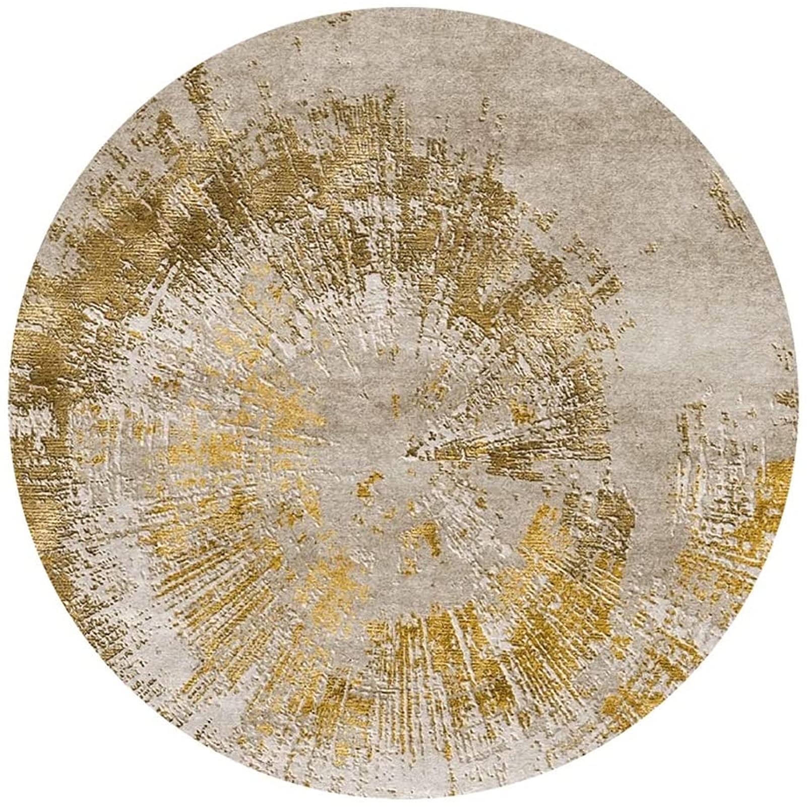 Tapis à poils courts rond grand diamètre 200cm pour chambre