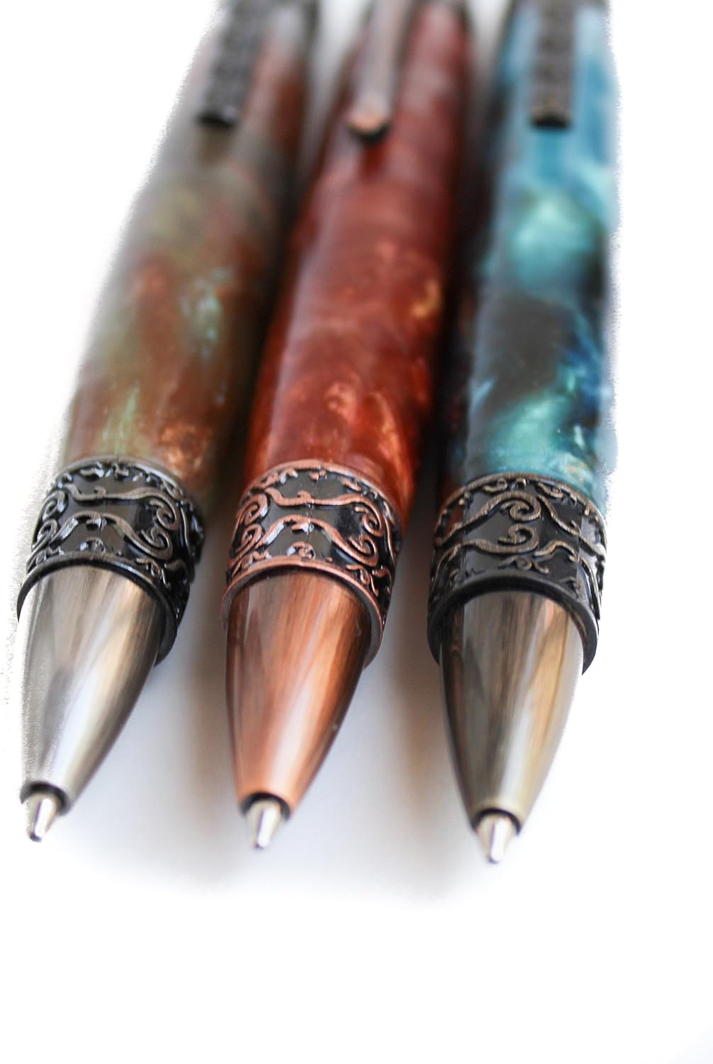 Ornate Pearl Pen Kit (3-Pack, Mix)