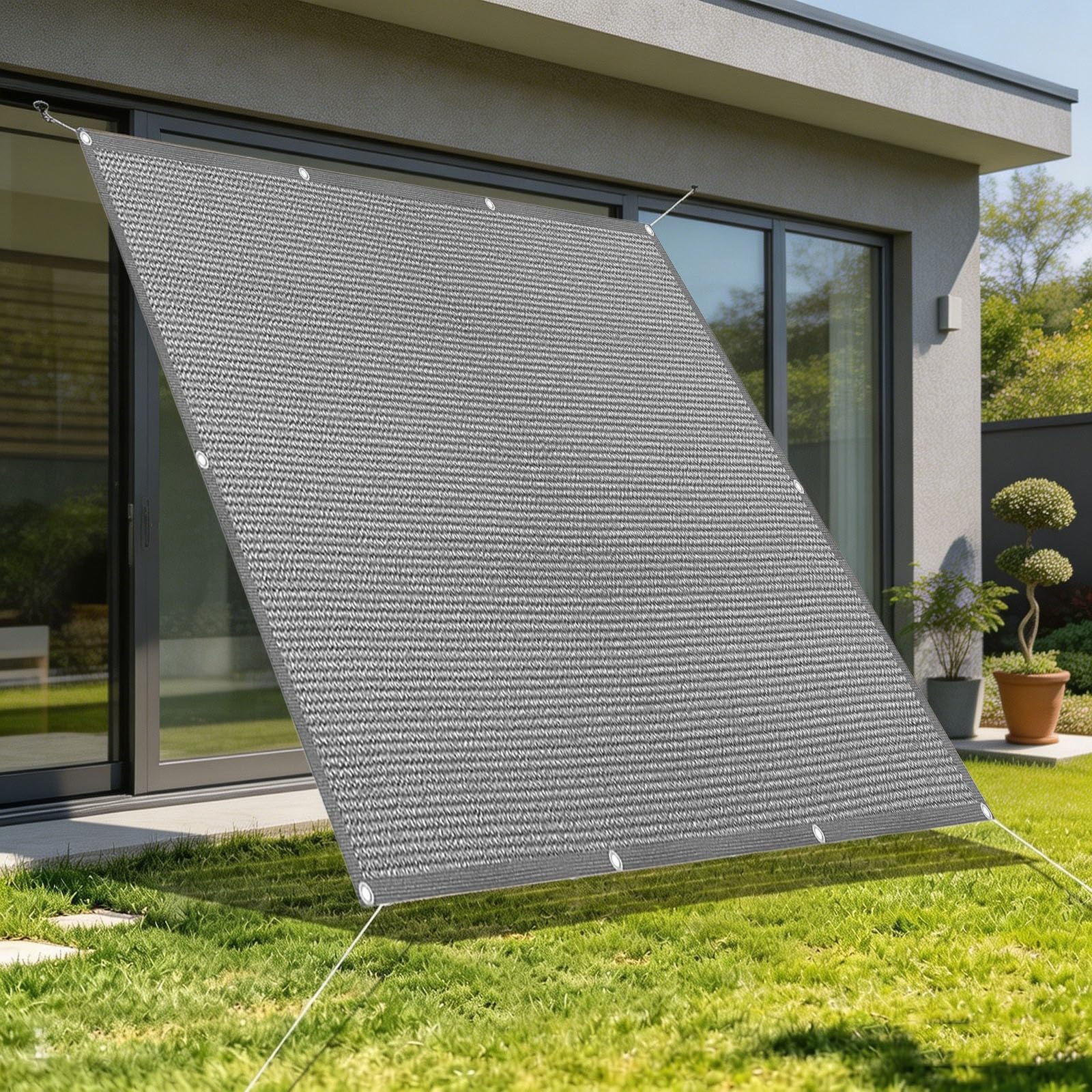 Voile d'ombrage pour patio et jardin créez un coin de fraîcheur sur votre terrasse